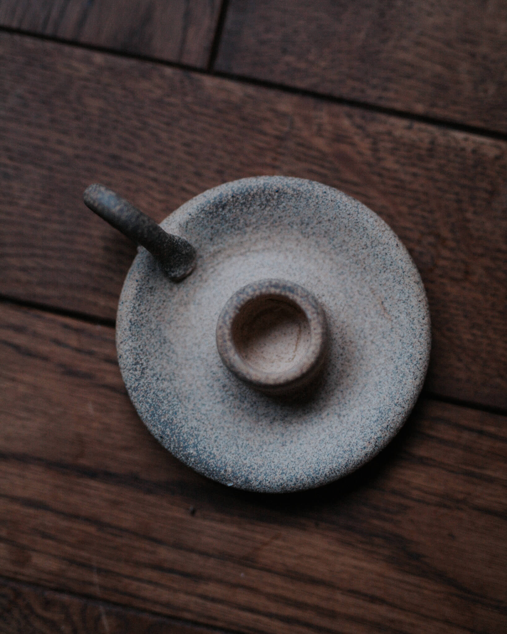 Hand Turned Stoneware Candle Holders by Noosa Pottery Studio キャンドルホルダー