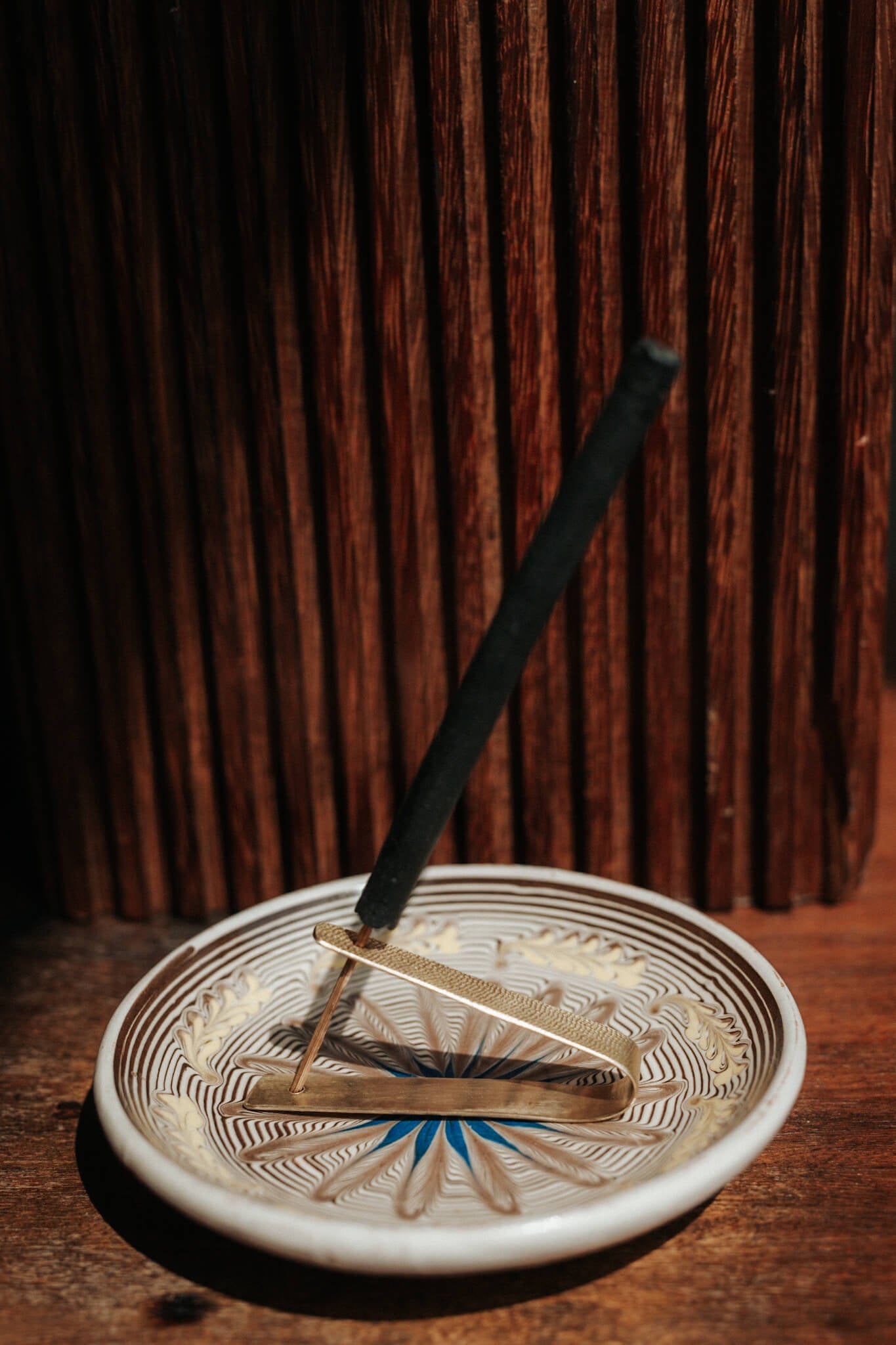 Hand Hammered Brass Incense Holder 真鍮インセンスホルダー by yuicoba