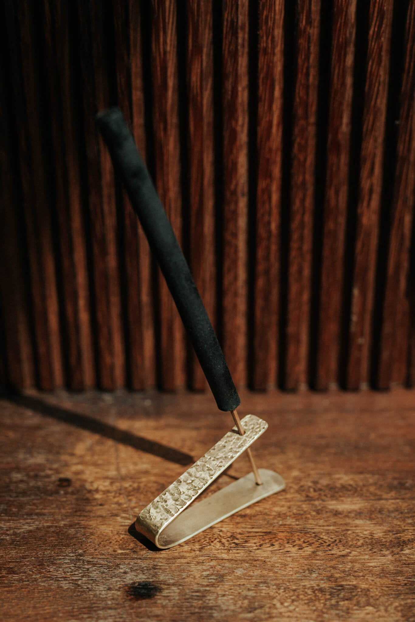 Hand Hammered Brass Incense Holder 真鍮インセンスホルダー by yuicoba