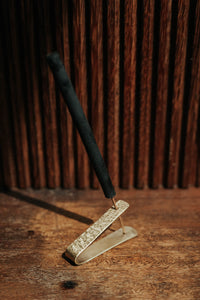 Hand Hammered Brass Incense Holder 真鍮インセンスホルダー by yuicoba