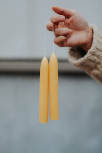100% Pure Australian Beeswax Candle by Golden Sun Candles ミツロウ キャンドル
